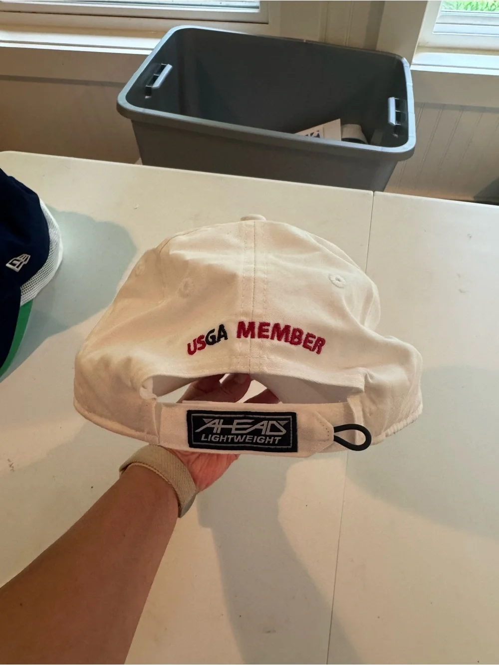 122nd U.S. Open The Country Club Embroidered Hat - White with Green & Yellow